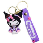 Брелок для ключів Kuromi 4,5*6 см, чорний