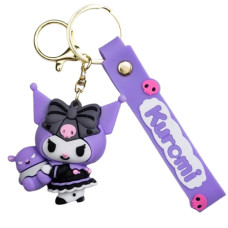 Брелок для ключей Kuromi 4,5*6 см, фиолетовый