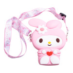 Дитяча сумочка My Melody з pop-it силіконова на блискавці 15*10*3 см, рожевий Дитяча сумочка My Melody з pop-it силіконова на блискавці 15*10*3 см, рожевий