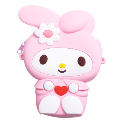 Дитяча сумочка My Melody з pop-it силіконова на блискавці 15*10*3 см, рожевий Дитяча сумочка My Melody з pop-it силіконова на блискавці 15*10*3 см, рожевий