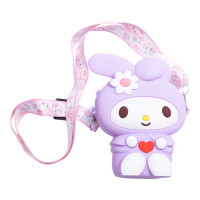 Дитяча сумочка My Melody з pop-it силіконова на блискавці 15*10*3 см, бузковий