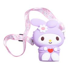Дитяча сумочка My Melody з pop-it силіконова на блискавці 15*10*3 см, бузковий