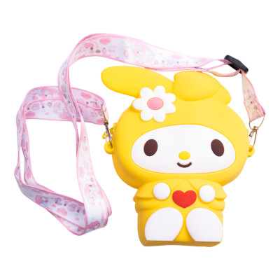 Дитяча сумочка My Melody з pop-it силіконова на блискавці 15*10*3 см, жовтий