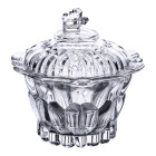 Цукерниця з кришкою Helios з кришталевого скла 11 см