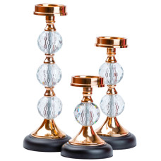 Набор подсвечников декоративных 43/34/27 см
