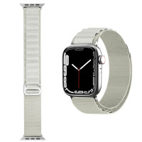 Ремінець до годинника SmartX Ultra / Apple Watch кріплення на 42/44/45/49 мм, білий