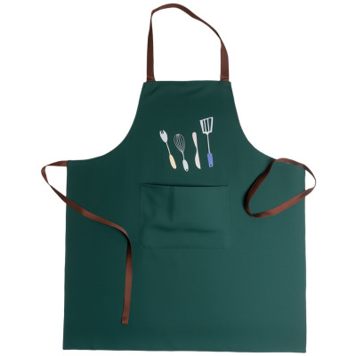 Фартух кухонний з поліестеру 68*75 см водонепроникний, зелений