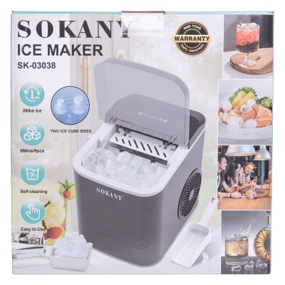 Льодогенератор SOKANY SK-03038 112 Вт
