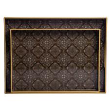 Набор подносов декоративных Mauritania пластиковых 2 штуки