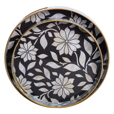 Набір підносів декоративних Pearl пластикових 2 шт