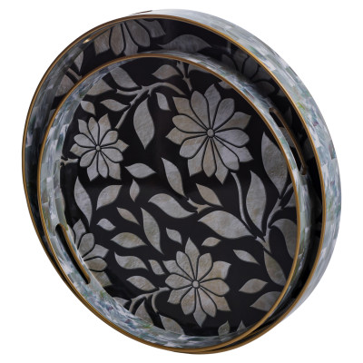 Набір підносів декоративних Pearl пластикових 2 шт