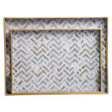 Набор подносов декоративных Mosaic пластиковых 2 шт