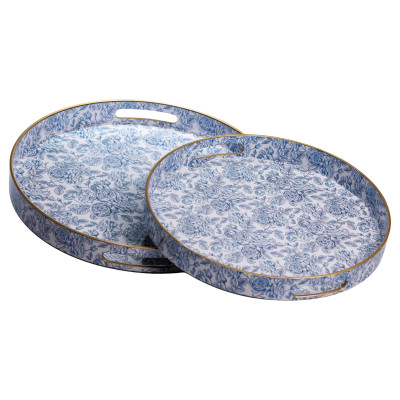 Набір підносів декоративних Rose пластикових 2 штуки