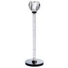 Подсвечник стеклянный Crystal Pillar 27 см на черном основании