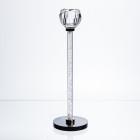 Підсвічник скляний Crystal Pillar 27 см на чорній основі