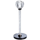 Подсвечник стеклянный Crystal Pillar 22 см на черном основании