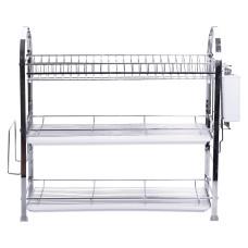 Сушилка для посуды трехъярусная 55*27*14 см