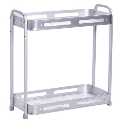 Полка для ванной комнаты двухъярусная Полка для ванной комнаты двухъярусная
