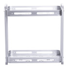 Полка для ванной комнаты двухъярусная