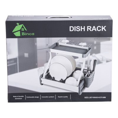 Сушарка для посуду двоярусна 51*46*37 см Сушарка для посуду двоярусна 51*46*37 см