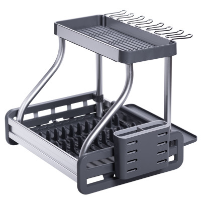 Сушарка для посуду двоярусна 51*46*37 см Сушарка для посуду двоярусна 51*46*37 см