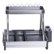 Сушилка для посуды двухъярусная 51*46*37 см