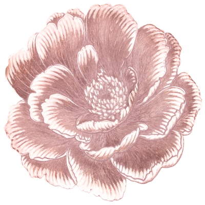 Килимок для сервірування столу Sakura 38 см, рожеве золото