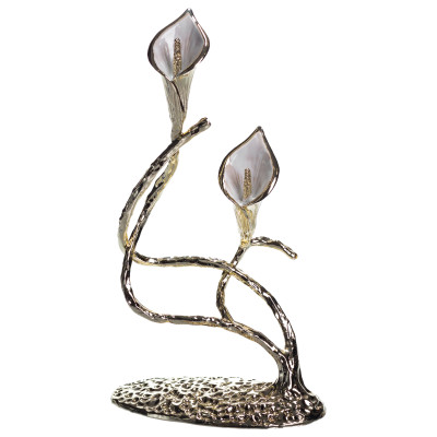 Статуэтка Calla Lilies 14*8*25 см металлическая