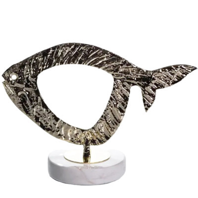 Статуэтка Modern Fish 25*10*18 см металлическая