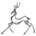 Статуэтка Reindeer 30*8*29 см металлическая