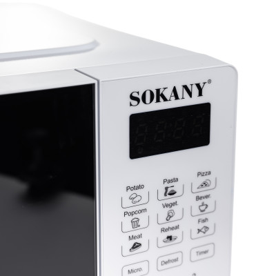 Мікрохвильова піч SOKANY SK-10018 20 літрів 1100 Вт
