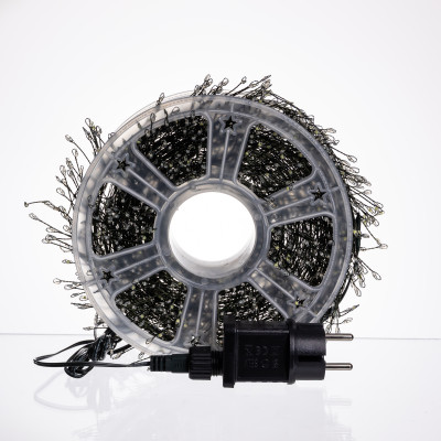 Гірлянда-нитка Роса Хвойна лапа 1500 LED 50 метрів зелена, синій