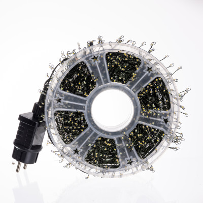 Гірлянда-нитка Роса Хвойна лапа 1500 LED 50 метрів зелена, жовтий Гірлянда-нитка Роса Хвойна лапа 1500 LED 50 метрів зелена, жовтий