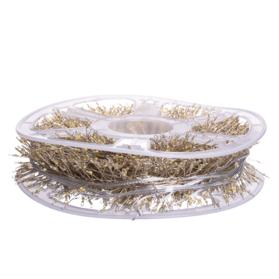 Гірлянда-нитка Роса Хвойна лапа 1500 LED 50 метрів біла нитка, синій 