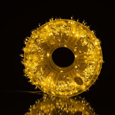 Гірлянда-нитка Роса Хвойна лапа 1500 LED 50 метрів біла, жовтий