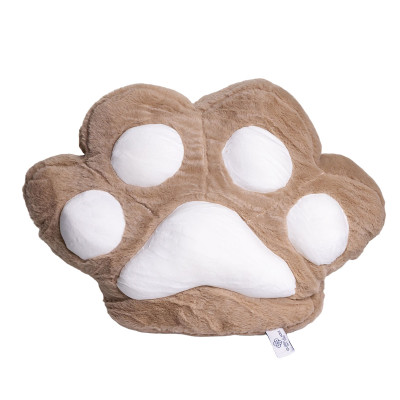 Игрушка-подушка с пледом и муфтой Лапка 40*40*25 см, коричневый