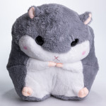 Мягкая игрушка Хомяк с пледом 110*160 см, серый Мягкая игрушка Хомяк с пледом 110*160 см, серый