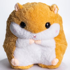 Мягкая игрушка Хомяк с пледом 110*160 см, оранжевый