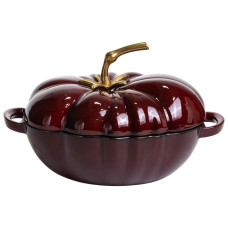 Каструля чавунна емальована Iron Tomato 2,5 л, бургунді