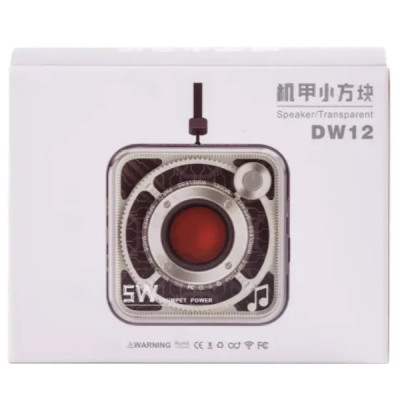 Портативная мини-колонка 5W BT/TF/USB/AUX 5 Вт, розовый