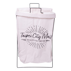 Корзина для белья 36*28*58 см с металлическим каркасом