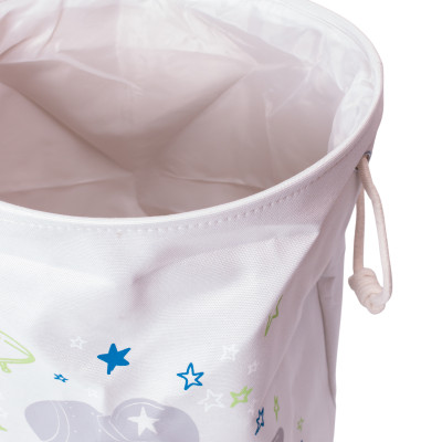 Корзина для детских игрушек текстильная 47 см, бежевый