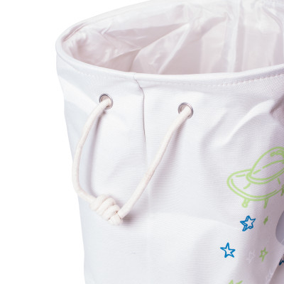 Корзина для детских игрушек текстильная 47 см, бежевый