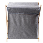 Кошик для білизни 52*30*60 см з бамбуковим каркасом