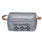 Органайзер для хранения вещей 30*20*14 см, серый