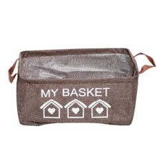 Органайзер для хранения вещей 30*20*14 см, коричневый