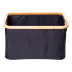 Органайзер для зберігання речей текстильний з бамбуковою рамою 45*35*24 см