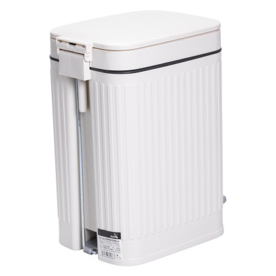 Мусорное ведро с педалью 30*19*15 см, белый