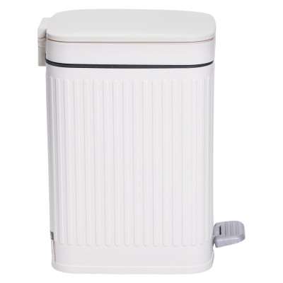 Мусорное ведро с педалью 30*19*15 см, белый
