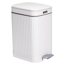 Мусорное ведро с педалью 30*19*15 см, белый